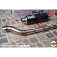 BỘ PÔ LEOVINCE CABON XỊN VÀ CỔ PÔ 2 KHÚC WRS XỊN GẮN XE CHO XE WINNER, EXCITER 150, RAIDER FI , SONIC