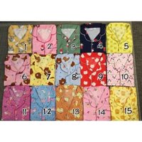 Bộ pyjama thái quần dài áo cộc