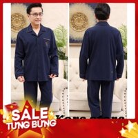 Bộ pyzama cho người già, bộ đồ mặc nhà cho ông và bố , cotton 100%, hàng đẹp ❤️❤️