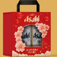 Bộ quà bia Asahi Super Dry Nhật Bản cung chúc tân xuân