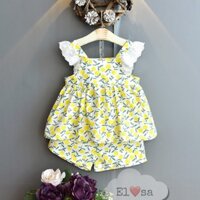 BỘ QUẢ CAM cánh tiên ren