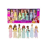 Bộ quà tặng 7 công chúa Disney Princess cao 32cm  Story Sparkle Princess Doll Gift Set