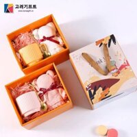 BỘ QUÀ TẶNG: CỐC SỨ – KHĂN 선물셋트 KG-01686