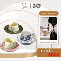 Bộ quà tặng cốc sứ - Sự giao thoa giữa nghệ thuật và tinh tế ☕✨
