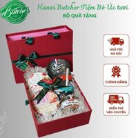 Bộ Quà Tặng Gồm 2 Phô Mai QBB, Pate CountrySide Và Salami Que Làm Quà Biếu, Quà Tết Sang Trọng Lịch Thiệp