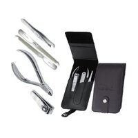 Bộ Quà Tặng Kềm Da-Bấm Móng-Dũa-Nhíp Cao cấp Kềm Nghĩa