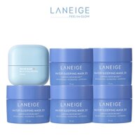 Bộ Quà Tặng Kem Dưỡng Cho Da Khô Laneige Water Bank Cream Dry & Mặt Nạ Ngủ Laneige 15ml x5