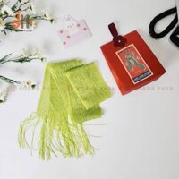 Bộ quà tặng khăn dệt kim thời trang + thiệp