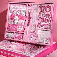 Bộ quà tặng Kuromi, hộp quà, sổ tay hoạt hình Sanrio cho trẻ em gái, bộ nhật ký, gói quà 2.12.2