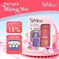 Bộ Quà Tặng Mộng Mơ - Sữa Tắm Nước Hoa & Dầu Gội Thảo Dược SiMee | Quà Tặng 20/11, quà tặng mẹ, tặng cô, tặng bạn gái