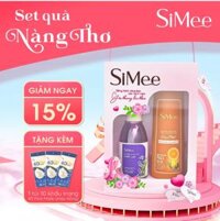 Bộ Quà Tặng Nàng Thơ - Sữa Tắm Nước Hoa & Dầu Gội Thảo Dược SiMee | Quà Tặng 20/11, quà tặng mẹ, tặng cô, tặng bạn gái