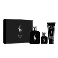 Bộ Quà Tặng Nước Hoa Ralph Lauren Polo Black Eau De Toilette Spray 125ml-40ml-100ml