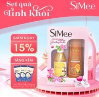 Bộ Quà Tặng Tinh Khôi - Sữa Tắm Nước Hoa & Dầu Gội Thảo Dược SiMee | Quà Tặng 20/11, quà tặng mẹ, tặng cô, tặng bạn gái