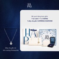 Bộ Quà Tặng Túi Xách La Muse HAPAS - Dây Chuyền Kim Cương Cao Cấp - Quà Tặng Người Thương