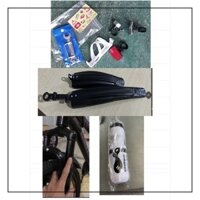 Bộ quà tặng xe đạp thể thao;bình nước và kệ; chắn bùn; đèn phản quang, chuông