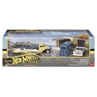 Bộ quà tặng xe Supercar Hot Wheels Garage Collector's Edition, văn hóa xe cộ, lốp cao su, đội thuyền buồm GMH39