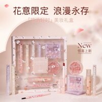 Bộ quà tặng Yumei Beauty, son môi, kem che khuyết điểm, bút kẻ mày, phấn mắt, má hồng, quà trang điểm tự nhiên cho bạn gái hoặc bạn bè