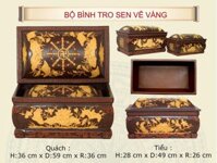 Bộ Quách Tiểu Bình Tro Sen vẽ Vàng