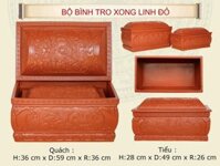 Bộ Quách Tiểu Bình Tro Xong Linh Đỏ