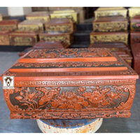 Bộ quách tiểu đắp nổi sen hàng Bát Tràng( NLC)