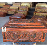 Bộ quách tiểu “Ngũ phúc kim tiền”hàng Bát tràng (NLC)