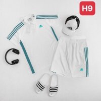 Bộ Quần Áo Adidas Thêu Logo 3 lá Siêu Chất - Bộ Thể Thao Nam Nữ ADD Cổ Bẻ Siêu Basic Phong Cách Trẻ 3 Sọc hottrend 2025