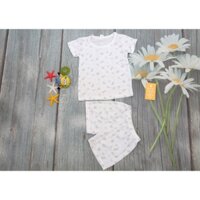 Bộ quần áo bé gái xuất Hàn hãng The Minou hoạ tiết trái tim