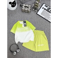 bộ quần áo bé trai cotton loang nõn chuối cho bé từ 20-30 kg