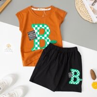 Bộ quần áo bé trai LITIBABY sát nách cho bé 10kg - 25kg