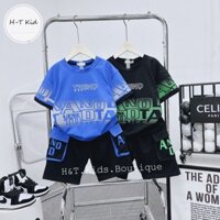 Bộ quần áo bé trai size đại quảng châu cao cấp 18-40kg,ồ bộ polo cho bé trai áo thun polo kèm quần short