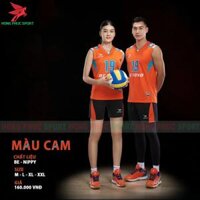 BỘ QUẦN ÁO BÓNG CHUYỀN KHÔNG LOGO BEYONO SPORT NOW BA LỖ CAM – DỆT VIỆT NAM