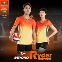 Bộ Quần Áo Bóng Chuyền Nam Nữ Beyono Ryder có IN TÊN, SỐ; thấm hút mồ hôi, co giãn tốt