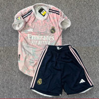 Bộ Quần Áo Bóng Đá, Áo Đá Banh CLB Real Madrid Rồng Hồng Mẫu Mới 2023/24_ Hàng Cao Cấp Vải Thái