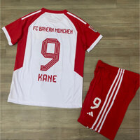 Bộ quần áo bóng đá Bayern trắng 2024 in tên Harry Kane - số 9
