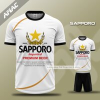 Bộ quần áo bóng đá bia Saporo đẹp 2020