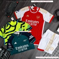 Bộ Quần Áo Bóng Đá CLB Arsenal màu đỏ 2023/24 Sân Nhà Sân Khách Đủ Mẫu - áo arsenal 2023 2024 Vải Thái Chuẩn Thi Đấu
