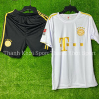 BỘ QUẦN ÁO BÓNG ĐÁ CLB BAYERN MUNICH MÀU TRẮNG SÂN KHÁCH