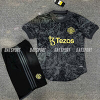 Bộ quần áo bóng đá CLB MU Xám Training hàng vải thái cap cấp thấm hút mồ hôi có nhận in tên số