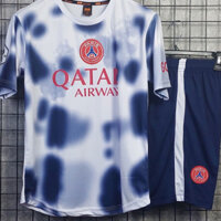 Bộ quần áo bóng đá CLB PSG Trắng Mè - Đồ đá banh 2023