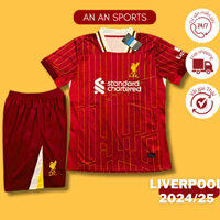 Bộ quần áo bóng đá CLB Liverpool sân nhà mùa mới nhất  -đồ đá banh Liver - vải gai Thái cao cấp (An An Sport)