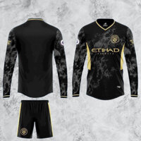Bộ quần áo bóng đá dài tay CLB Châu Âu- ManCity, Liver,..