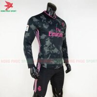 BỘ QUẦN ÁO BÓNG ĐÁ DÀI TAY REAL MADRID 2020 2021 MẪU THỨ 3 – THUN LẠNH CAO CẤP