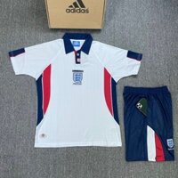 Bộ Quần Áo Bóng Đá Đội Tuyển Anh 1998 Mè Thái Có Túi