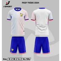 Bộ quần áo bóng đá đội tuyển Pháp trắng 2024, áo đá banh tuyển Pháp mới nhất