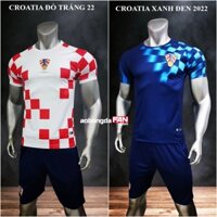 Bộ Quần Áo Bóng Đá Đội Tuyển Croatia Euro 2024 - Thun Cao Cấp