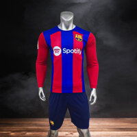 Bộ quần áo bóng đá tay dài FC Barcelona 23-24 sân nhà