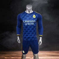 Bộ quần áo bóng đá tay dài Real Madrid 23-24 sân khách