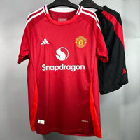 Bộ quần áo bóng đá thái CLB MU ĐỎ XANH Trắng 24/25- ÁO bóng đá thái cao cấp - Đầy đủ logo