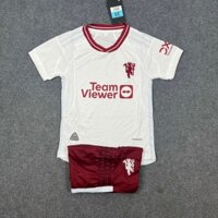 Bộ Quần Áo Bóng Đá Trẻ Em CLB Manchester United MU - Vải Thái Mềm Mịn Cao Cấp - Thoáng Mát - Thấm Hút Mồ Hôi Tốt