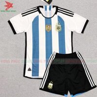 BỘ QUẦN ÁO BÓNG ĐÁ TUYỂN ARGENTINA WORLD CUP 2022 XANH TRẮNG – HÀNG THAILAND